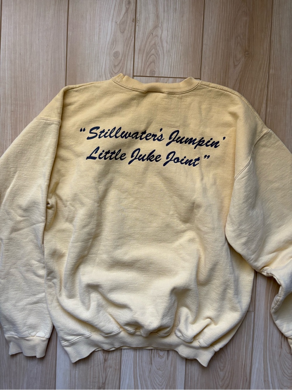 Vintage Eskimo Joe’s Yellow Graphic Crewneck Sweatshirt Skater Grunge EUC - Picture 5 of 6